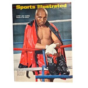 Vintage Sports Illustrated Magazine Gypsy Joe Harris Boxing Edition June 19 1967